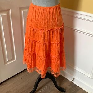 Orange Skirt (Girls XL)